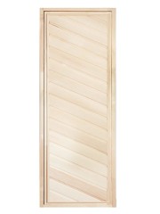 Дверь для бани глухая Осина ХВК 700*1900