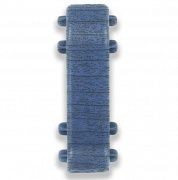 Соедин. для плинтуса ПВХ Синий Идеал