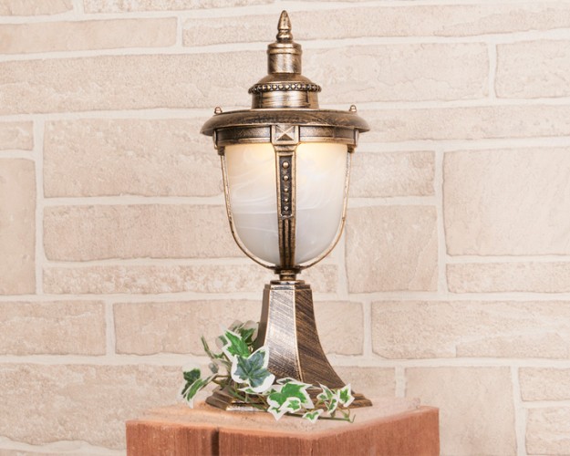 Светильник GLYF-2010S черное золото уличный