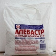 Алебастр бел 2кг ГС