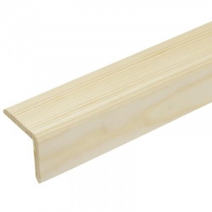 Уголок нар. гладкий 40*3000 сосна А, клеен