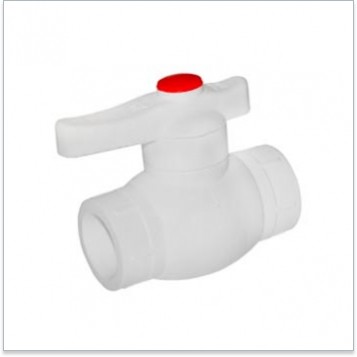 Кран шаровый PPRC 25 белый