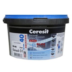 Затирка для ш Церезит белый мрамор СЕ40 2кг