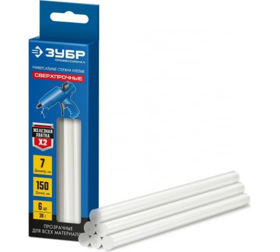 Стержни 7х150 мм 6шт Зубр пр.