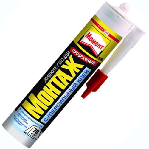 Клей МОМЕНТ МОНТАЖ 280 г. суперсильный прозрачный МВП 70
