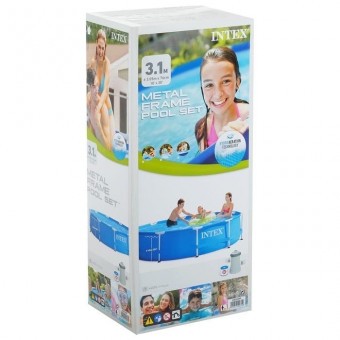 Бассейн каркас-металл круг 305*76см 28202 (фильтр-насос 220м)