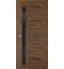 Дверь Q37 ДО 2000*800 янтарь (лакобель, черное)