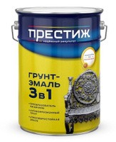 Грунт-эмаль Престиж по ржавч черный 5кг.