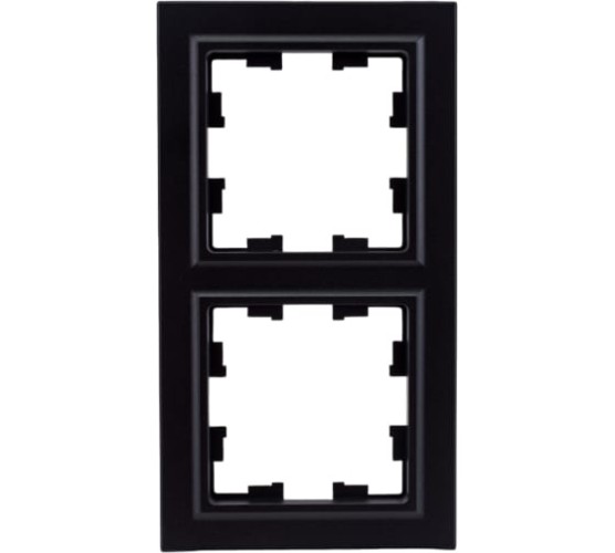 Рамка 2П черный РУ-2-БрЧ Brite