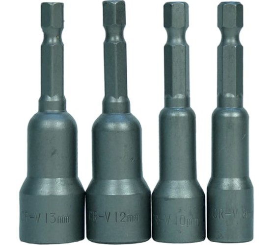 Бита 8,10,12,13*65мм для кров саморезов Sturm 1041-05-S4