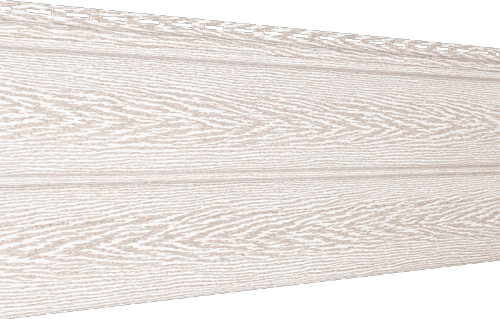 Сайдинг "Тимбер-Блок" ясень беленый