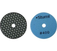 Круг шлиф. 100 мм Р400 гибкий алмаз. Sturm 9012-D100-400