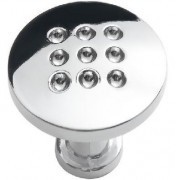 Ручка-кнопка Trodos ZY-59 серебро 303428